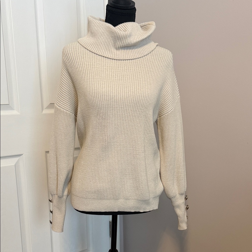 Cozy Cream Turtleneck Sweater